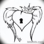 фото Эскизы тату Сердце от 20.06.2018 №073 - Sketches Tattoo Heart - tatufoto.com