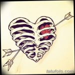 фото Эскизы тату Сердце от 20.06.2018 №077 - Sketches Tattoo Heart - tatufoto.com