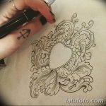 фото Эскизы тату Сердце от 20.06.2018 №089 - Sketches Tattoo Heart - tatufoto.com