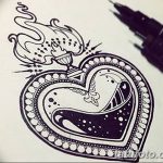 фото Эскизы тату Сердце от 20.06.2018 №105 - Sketches Tattoo Heart - tatufoto.com
