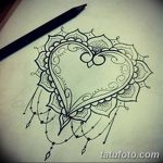 фото Эскизы тату Сердце от 20.06.2018 №109 - Sketches Tattoo Heart - tatufoto.com