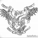 фото Эскизы тату Сердце от 20.06.2018 №166 - Sketches Tattoo Heart - tatufoto.com