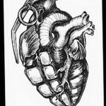 фото Эскизы тату Сердце от 20.06.2018 №175 - Sketches Tattoo Heart - tatufoto.com