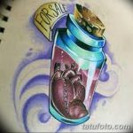 фото Эскизы тату Сердце от 20.06.2018 №203 - Sketches Tattoo Heart - tatufoto.com