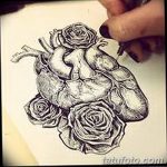 фото Эскизы тату Сердце от 20.06.2018 №207 - Sketches Tattoo Heart - tatufoto.com