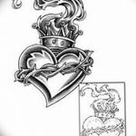 фото Эскизы тату Сердце от 20.06.2018 №231 - Sketches Tattoo Heart - tatufoto.com