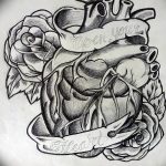 фото Эскизы тату Сердце от 20.06.2018 №247 - Sketches Tattoo Heart - tatufoto.com