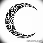 фото Эскизы тату полумесяц от 18.06.2018 №005 - Sketches of a moon tattoo - tatufoto.com