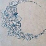 фото Эскизы тату полумесяц от 18.06.2018 №006 - Sketches of a moon tattoo - tatufoto.com