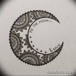 фото Эскизы тату полумесяц от 18.06.2018 №061 - Sketches of a moon tattoo - tatufoto.com