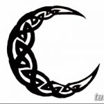 фото Эскизы тату полумесяц от 18.06.2018 №089 - Sketches of a moon tattoo - tatufoto.com