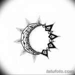 фото Эскизы тату полумесяц от 18.06.2018 №090 - Sketches of a moon tattoo - tatufoto.com