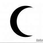 фото Эскизы тату полумесяц от 18.06.2018 №108 - Sketches of a moon tattoo - tatufoto.com 12131 123