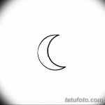 фото Эскизы тату полумесяц от 18.06.2018 №108 - Sketches of a moon tattoo - tatufoto.com