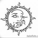 фото Эскизы тату полумесяц от 18.06.2018 №110 - Sketches of a moon tattoo - tatufoto.com