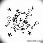 фото Эскизы тату полумесяц от 18.06.2018 №115 - Sketches of a moon tattoo - tatufoto.com