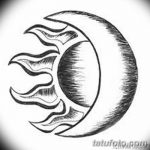фото Эскизы тату полумесяц от 18.06.2018 №116 - Sketches of a moon tattoo - tatufoto.com