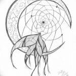 фото Эскизы тату полумесяц от 18.06.2018 №117 - Sketches of a moon tattoo - tatufoto.com