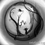 фото Эскизы тату полумесяц от 18.06.2018 №123 - Sketches of a moon tattoo - tatufoto.com