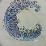 фото Эскизы тату полумесяц от 18.06.2018 №131 - Sketches of a moon tattoo - tatufoto.com