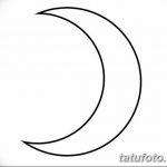 фото Эскизы тату полумесяц от 18.06.2018 №138 - Sketches of a moon tattoo - tatufoto.com