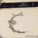 фото Эскизы тату полумесяц от 18.06.2018 №140 - Sketches of a moon tattoo - tatufoto.com