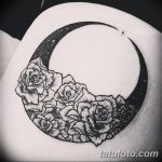 фото Эскизы тату полумесяц от 18.06.2018 №152 - Sketches of a moon tattoo - tatufoto.com