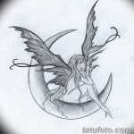 фото Эскизы тату полумесяц от 18.06.2018 №154 - Sketches of a moon tattoo - tatufoto.com