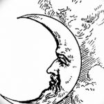 фото Эскизы тату полумесяц от 18.06.2018 №168 - Sketches of a moon tattoo - tatufoto.com