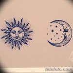фото Эскизы тату полумесяц от 18.06.2018 №173 - Sketches of a moon tattoo - tatufoto.com