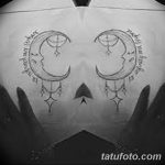 фото Эскизы тату полумесяц от 18.06.2018 №176 - Sketches of a moon tattoo - tatufoto.com