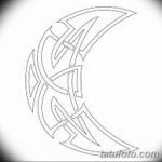 фото Эскизы тату полумесяц от 18.06.2018 №187 - Sketches of a moon tattoo - tatufoto.com