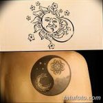 фото Эскизы тату полумесяц от 18.06.2018 №194 - Sketches of a moon tattoo - tatufoto.com