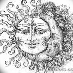 фото Эскизы тату полумесяц от 18.06.2018 №204 - Sketches of a moon tattoo - tatufoto.com