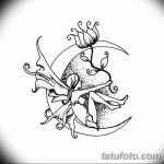 фото Эскизы тату полумесяц от 18.06.2018 №208 - Sketches of a moon tattoo - tatufoto.com