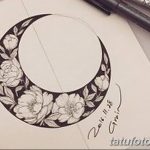 фото Эскизы тату полумесяц от 18.06.2018 №216 - Sketches of a moon tattoo - tatufoto.com