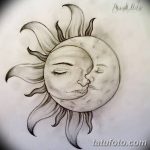 фото Эскизы тату полумесяц от 18.06.2018 №233 - Sketches of a moon tattoo - tatufoto.com