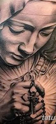 фото тату Икона Божьей Матери от 20.06.2018 №001 — tattoo Mother of God — tatufoto.com