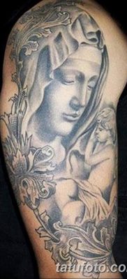 фото тату Икона Божьей Матери от 20.06.2018 №004 — tattoo Mother of God — tatufoto.com
