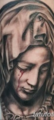 фото тату Икона Божьей Матери от 20.06.2018 №012 — tattoo Mother of God — tatufoto.com