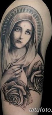 фото тату Икона Божьей Матери от 20.06.2018 №014 — tattoo Mother of God — tatufoto.com