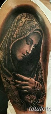 фото тату Икона Божьей Матери от 20.06.2018 №016 — tattoo Mother of God — tatufoto.com