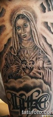 фото тату Икона Божьей Матери от 20.06.2018 №028 — tattoo Mother of God — tatufoto.com