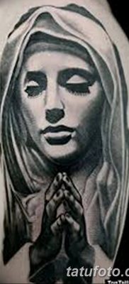 фото тату Икона Божьей Матери от 20.06.2018 №041 — tattoo Mother of God — tatufoto.com