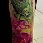 фото тату игуана от 26.06.2018 №017 - tattoo of iguana - tatufoto.com