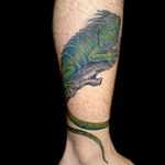 фото тату игуана от 26.06.2018 №023 - tattoo of iguana - tatufoto.com