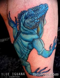 фото тату игуана от 26.06.2018 №041 - tattoo of iguana - tatufoto.com