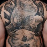 фото тату игуана от 26.06.2018 №049 - tattoo of iguana - tatufoto.com