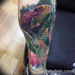 фото тату игуана от 26.06.2018 №054 - tattoo of iguana - tatufoto.com