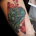фото тату игуана от 26.06.2018 №057 - tattoo of iguana - tatufoto.com
